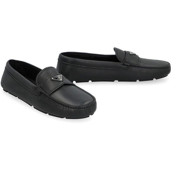 Elegant Men's Leather Driving Loafers - Picture 3 of 4